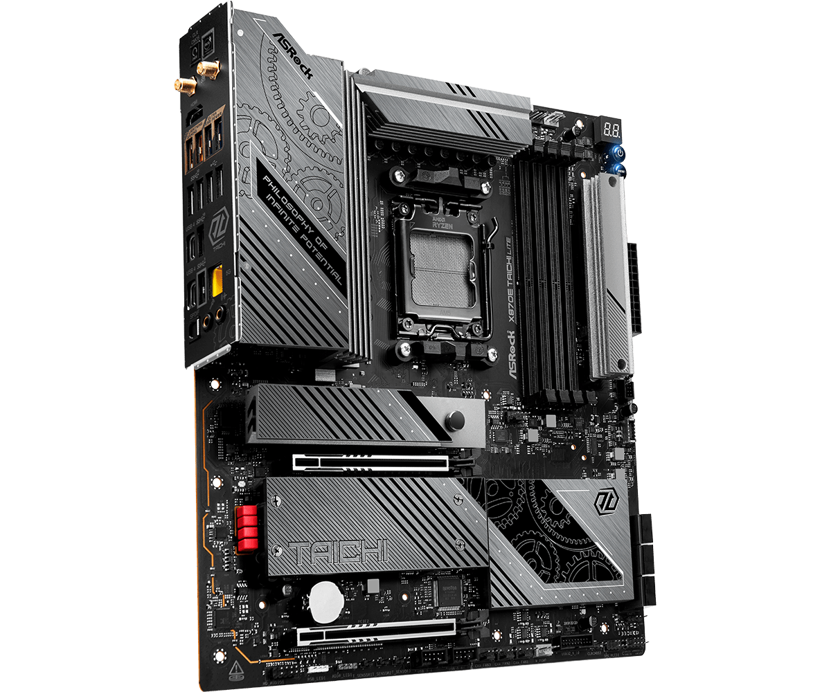 ASRock X870E Taichi Lite AMD AM5 Socket Gaming Motherboard | - Vektra Computers LLC ASRock X870E Taichi Lite AMD AM5 Socket Gaming Motherboard | - Vektra Computers LLC